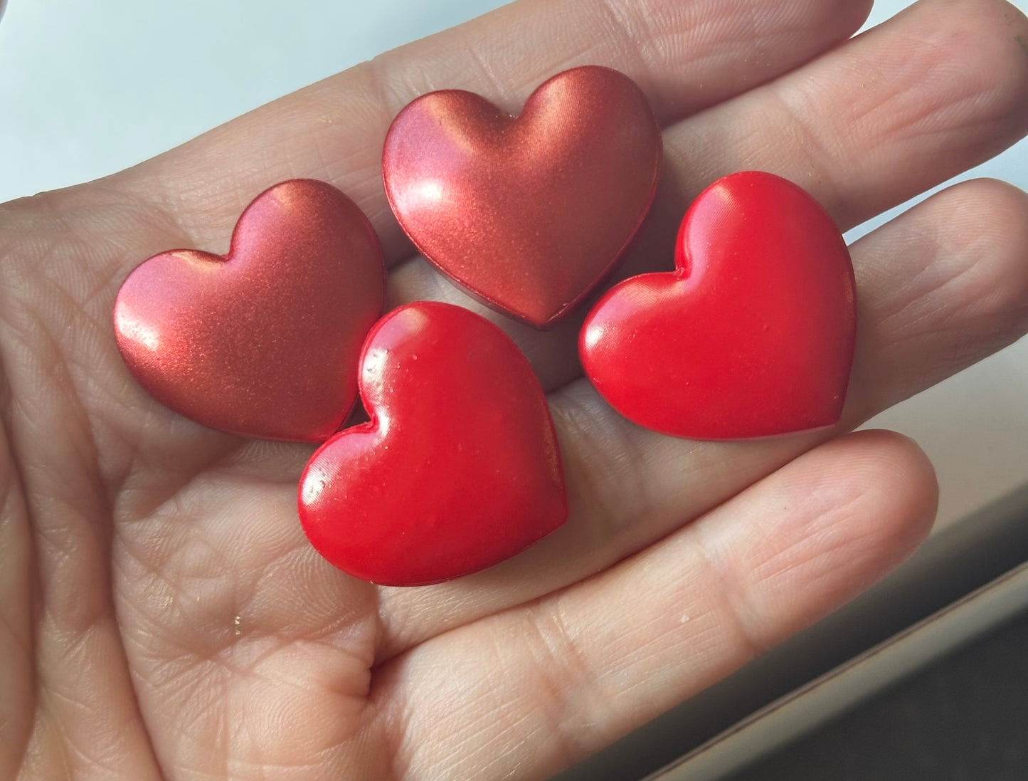 Oversized Puffy Heart Studs