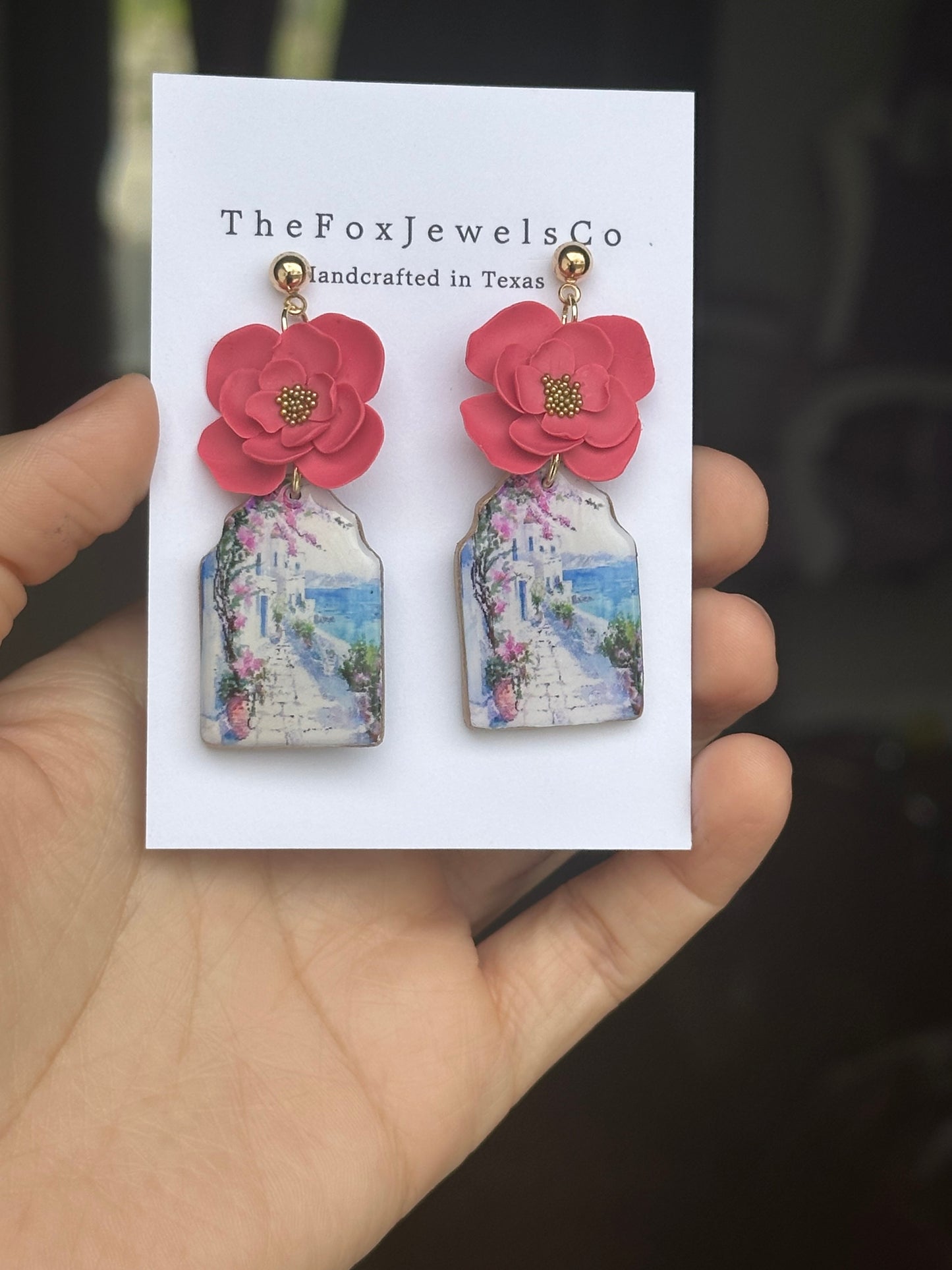 Santorini Island Earrings