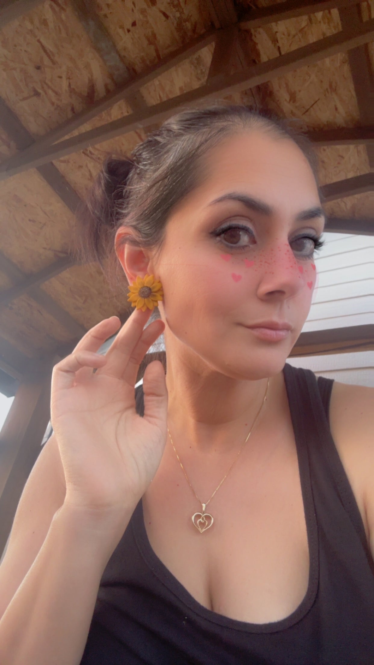 Sunflower Statement Studs