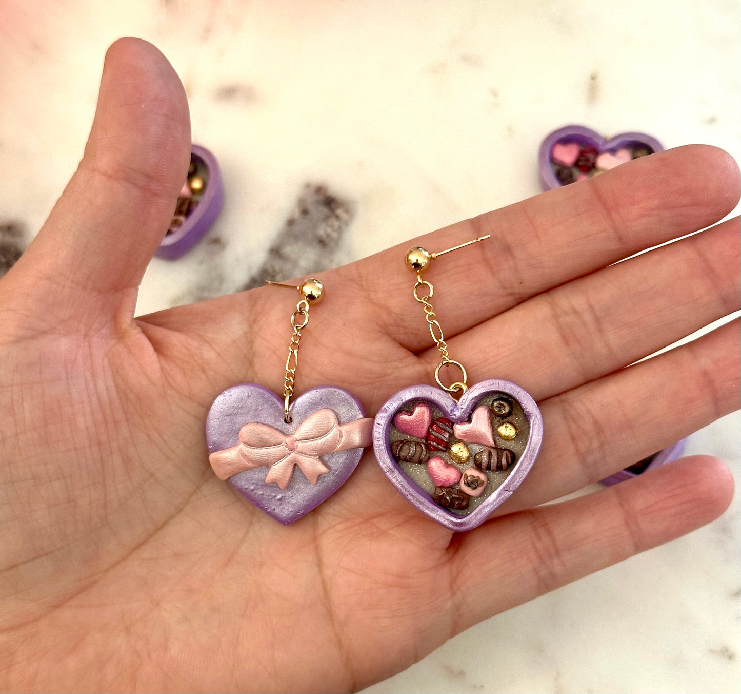 Lavender Box of chocolates