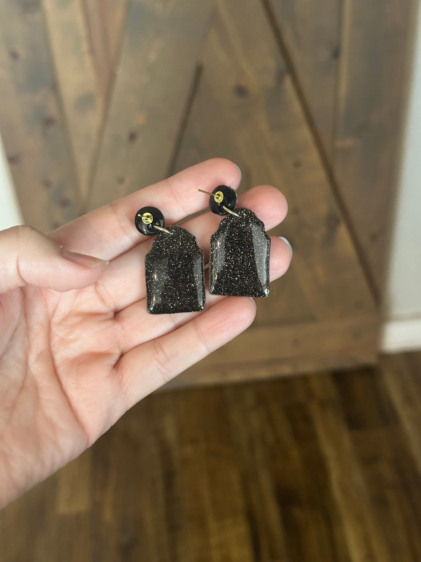 Spooky Cute Ghost Earrings – Witch Hat, Lantern, Cat & Pumpkin with Pearls