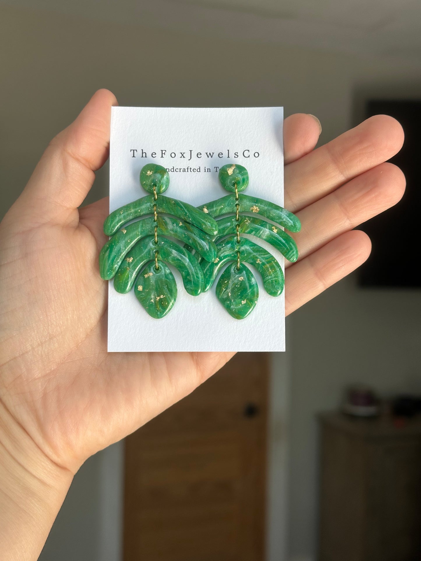 Green Leaf Dangles