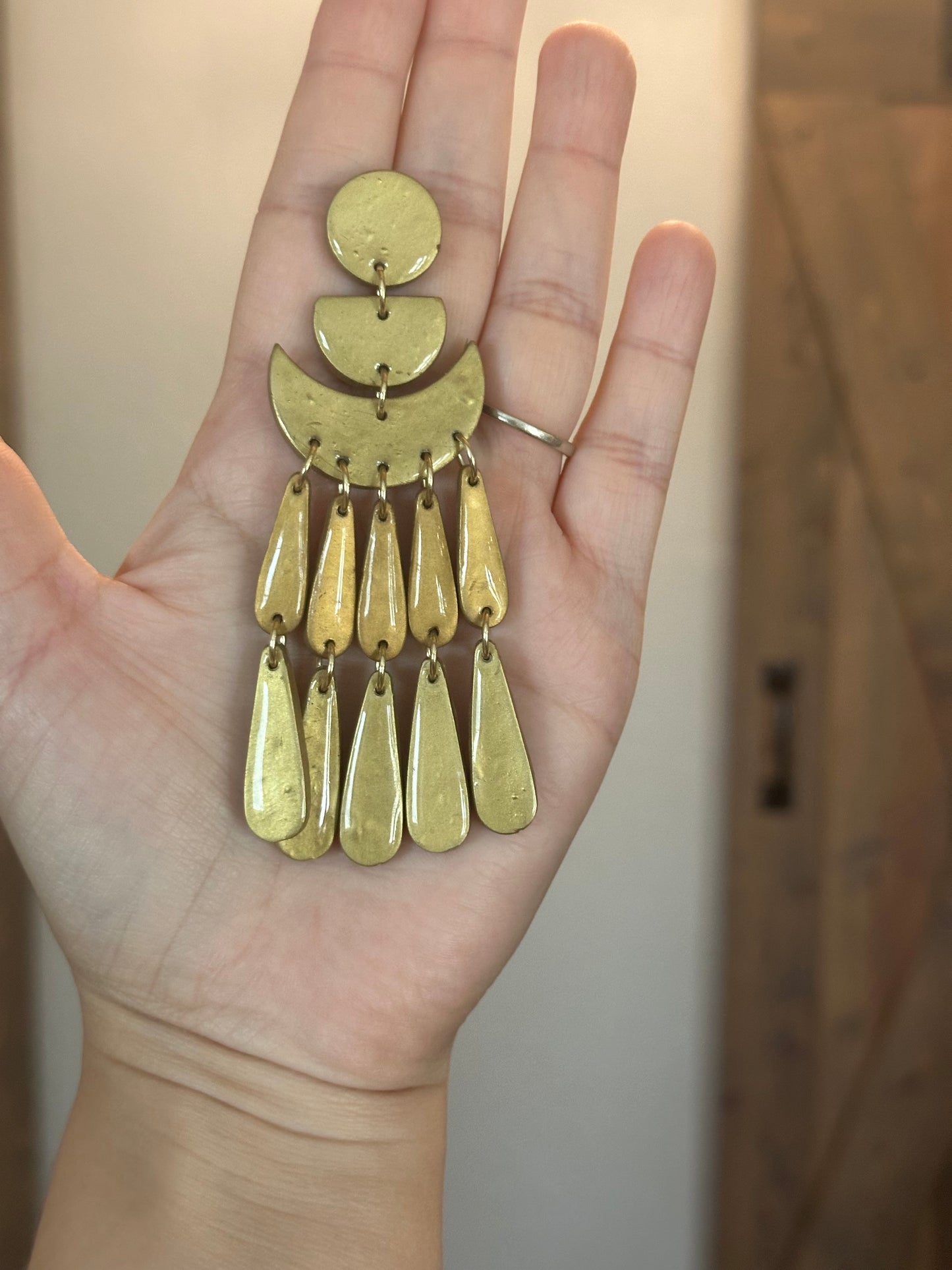Gold Chandelier Earrings