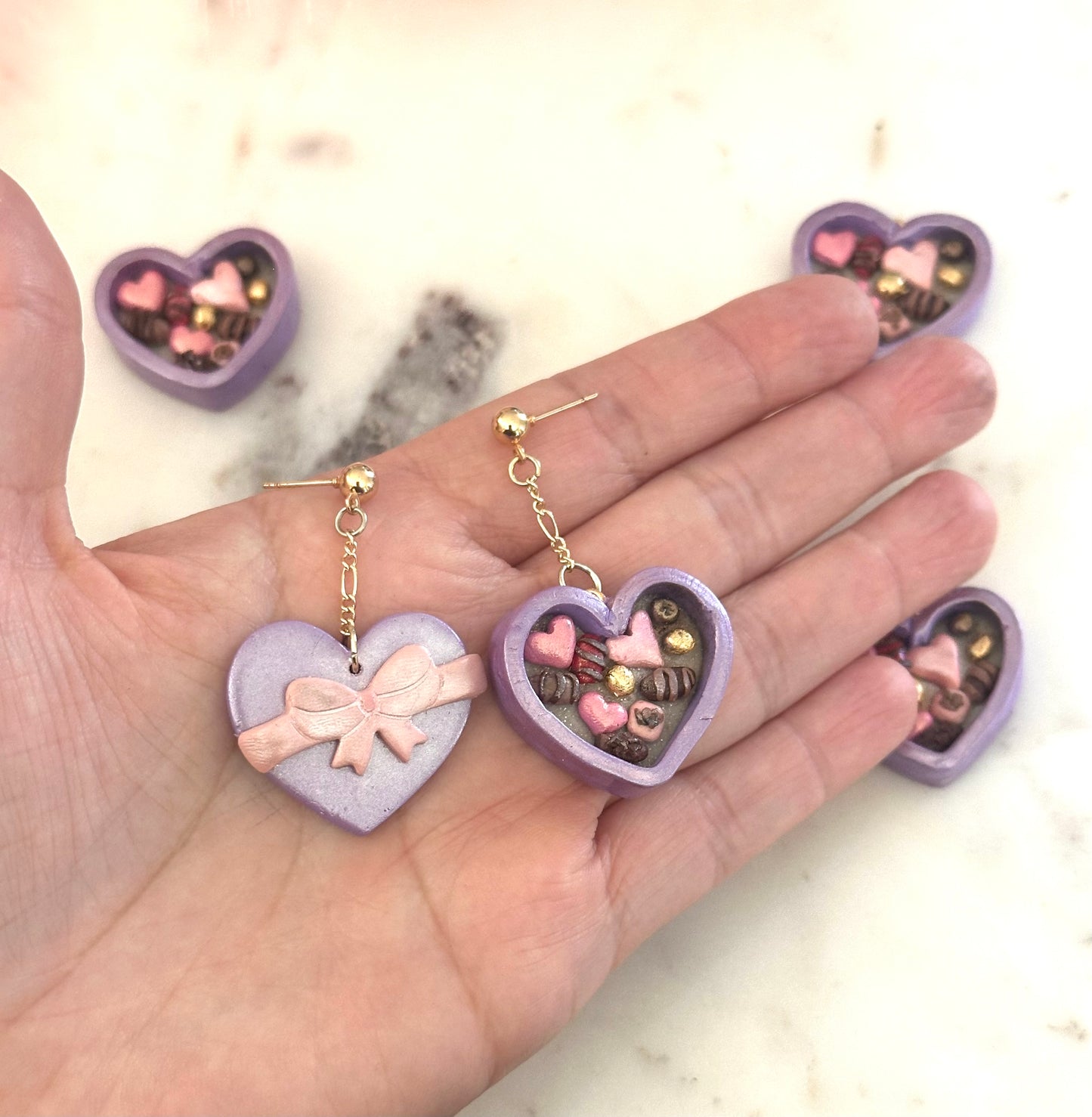 Lavender Box of chocolates