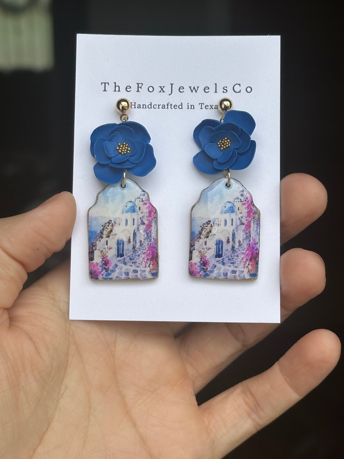 Santorini Island Earrings