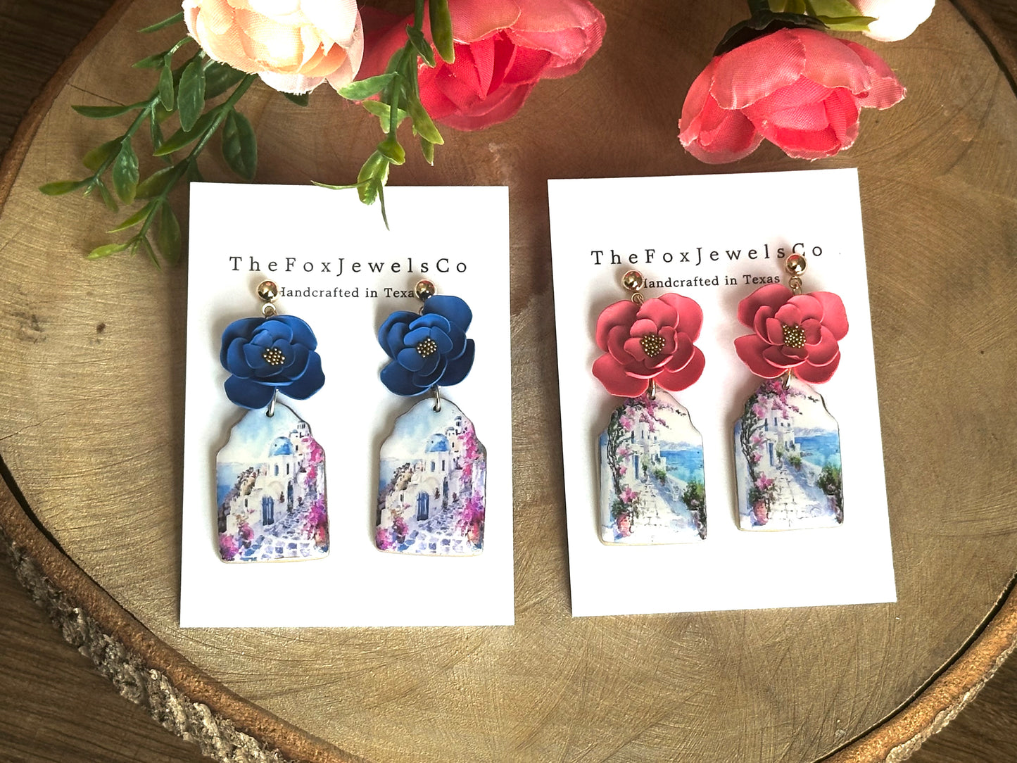 Santorini Island Earrings