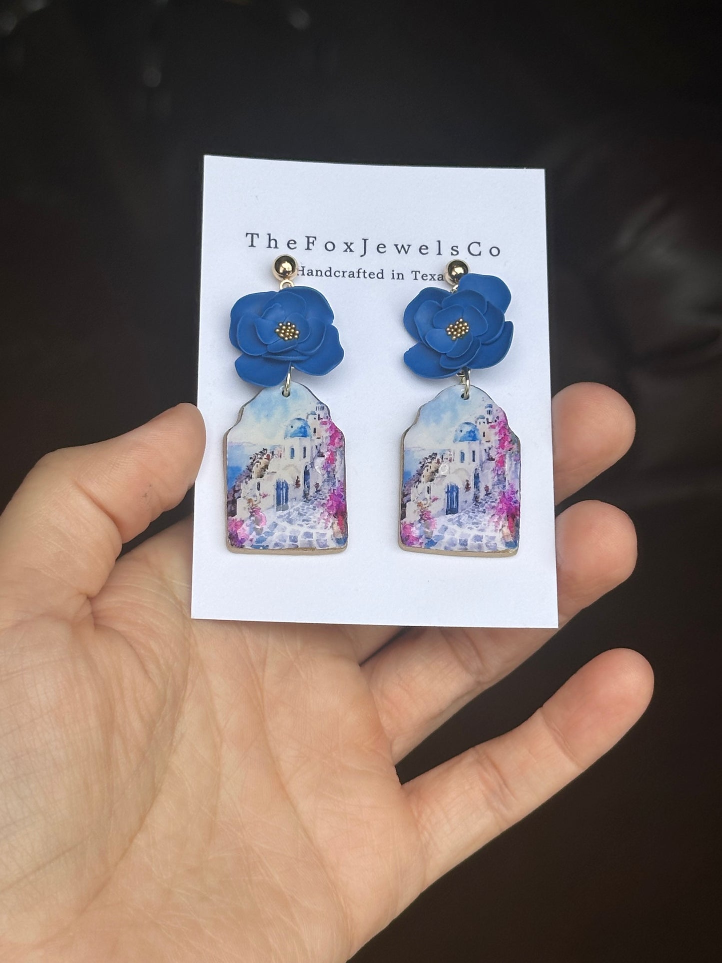 Santorini Island Earrings