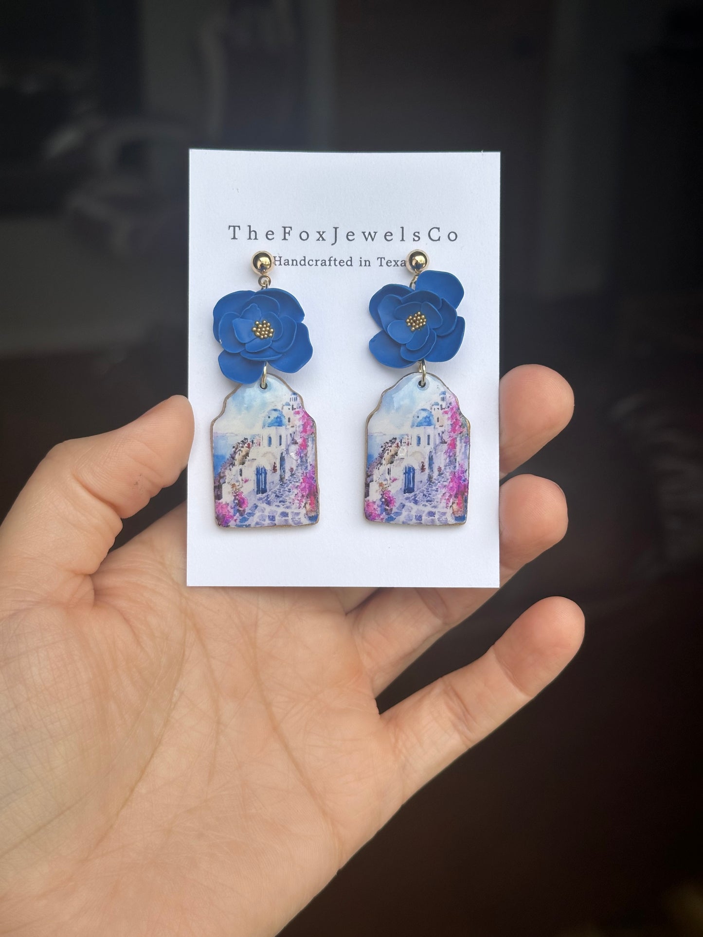 Santorini Island Earrings