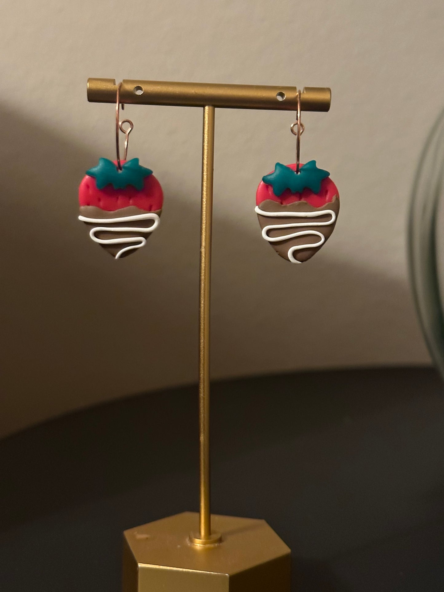 Chocolate Covered Strawberry Hoops
