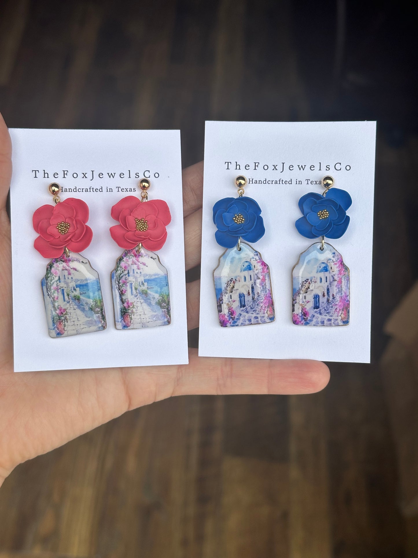 Santorini Island Earrings