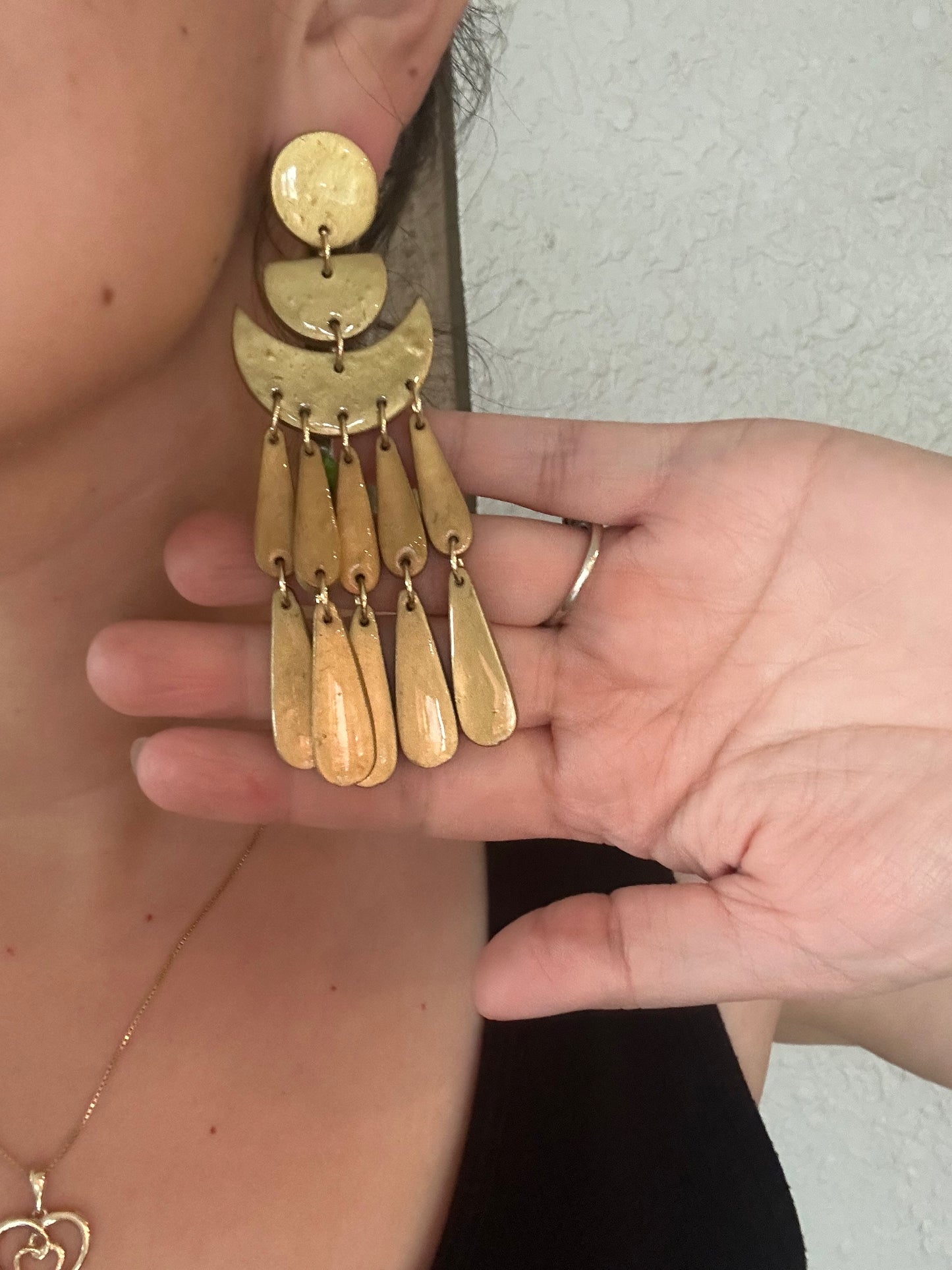 Gold Chandelier Earrings