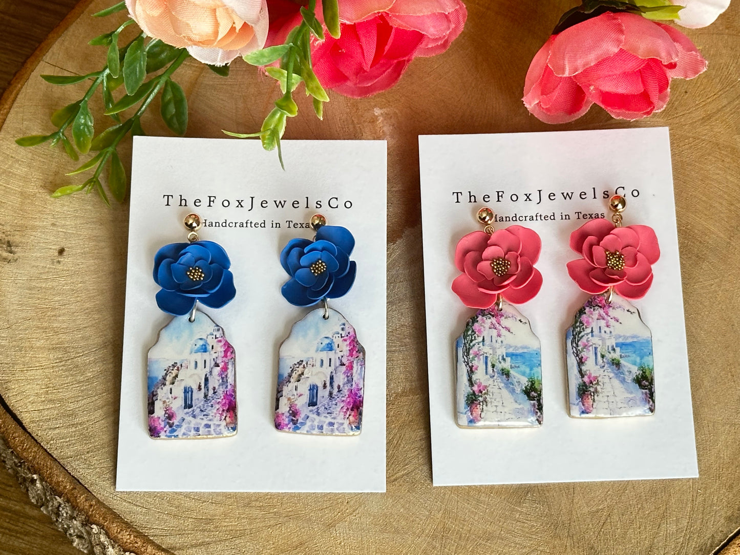 Santorini Island Earrings