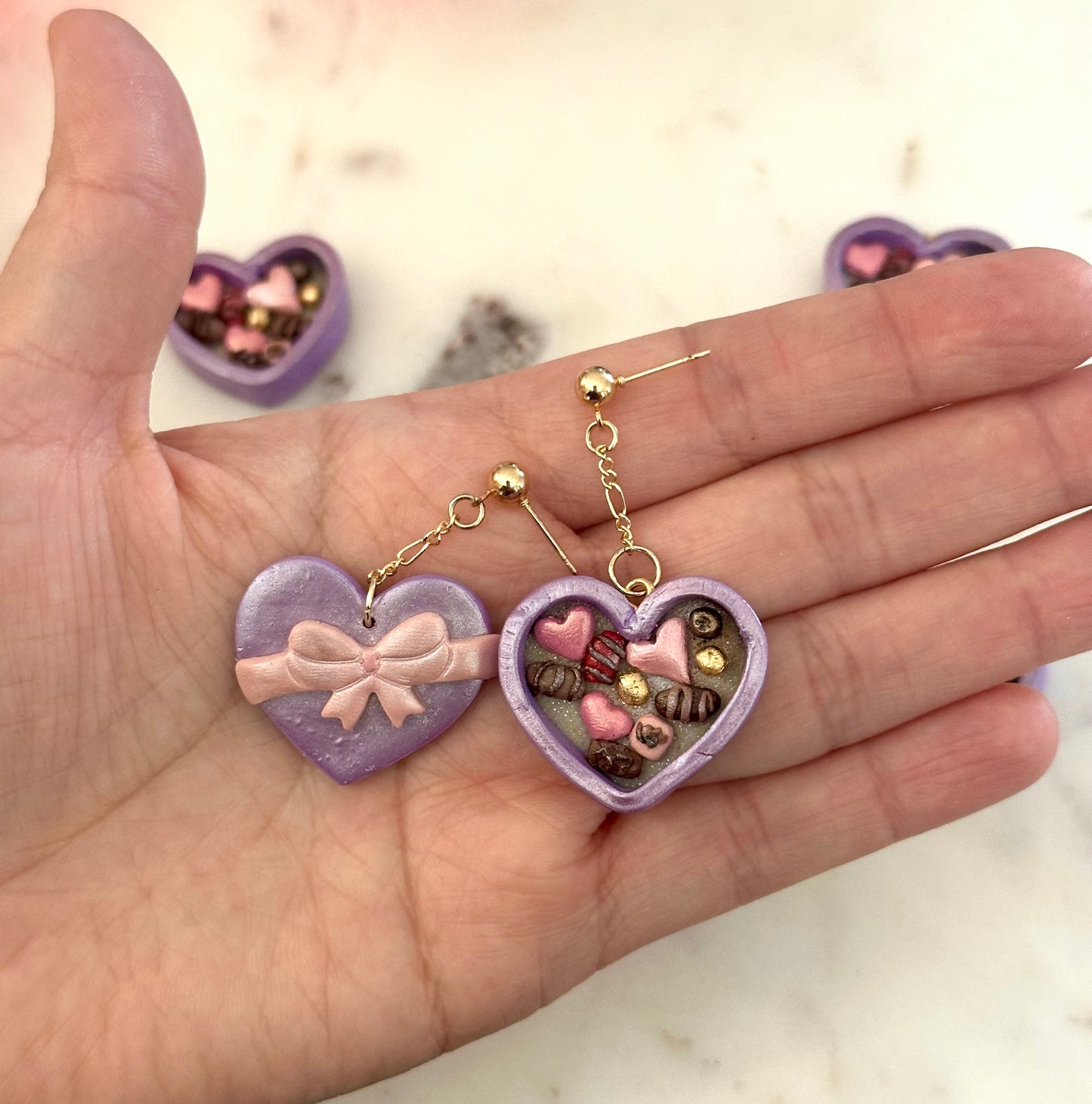Lavender Box of chocolates