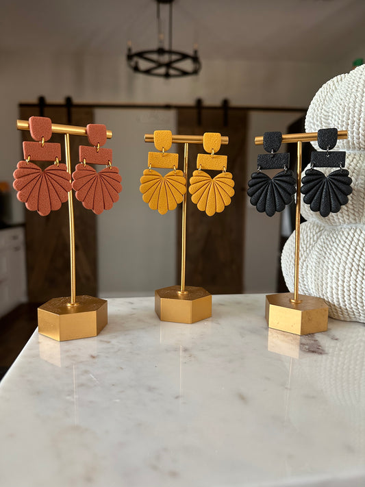 Geometric Statement Earrings – Bold Lightweight Dangle Jewelry