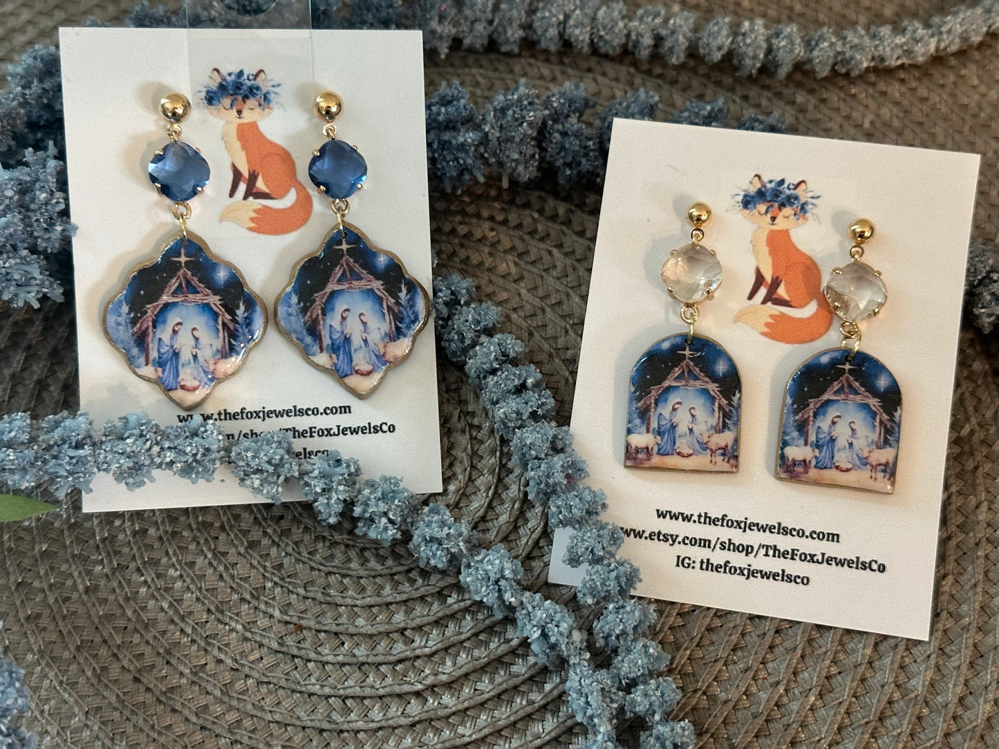 Christmas Nativity Earrings