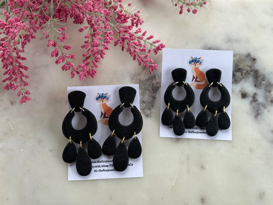 Black Moroccan Dangles