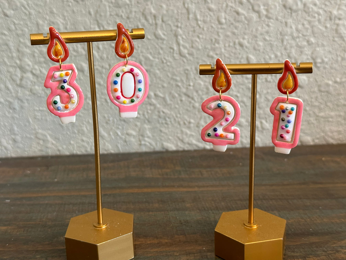 Birthday Candle Earrings