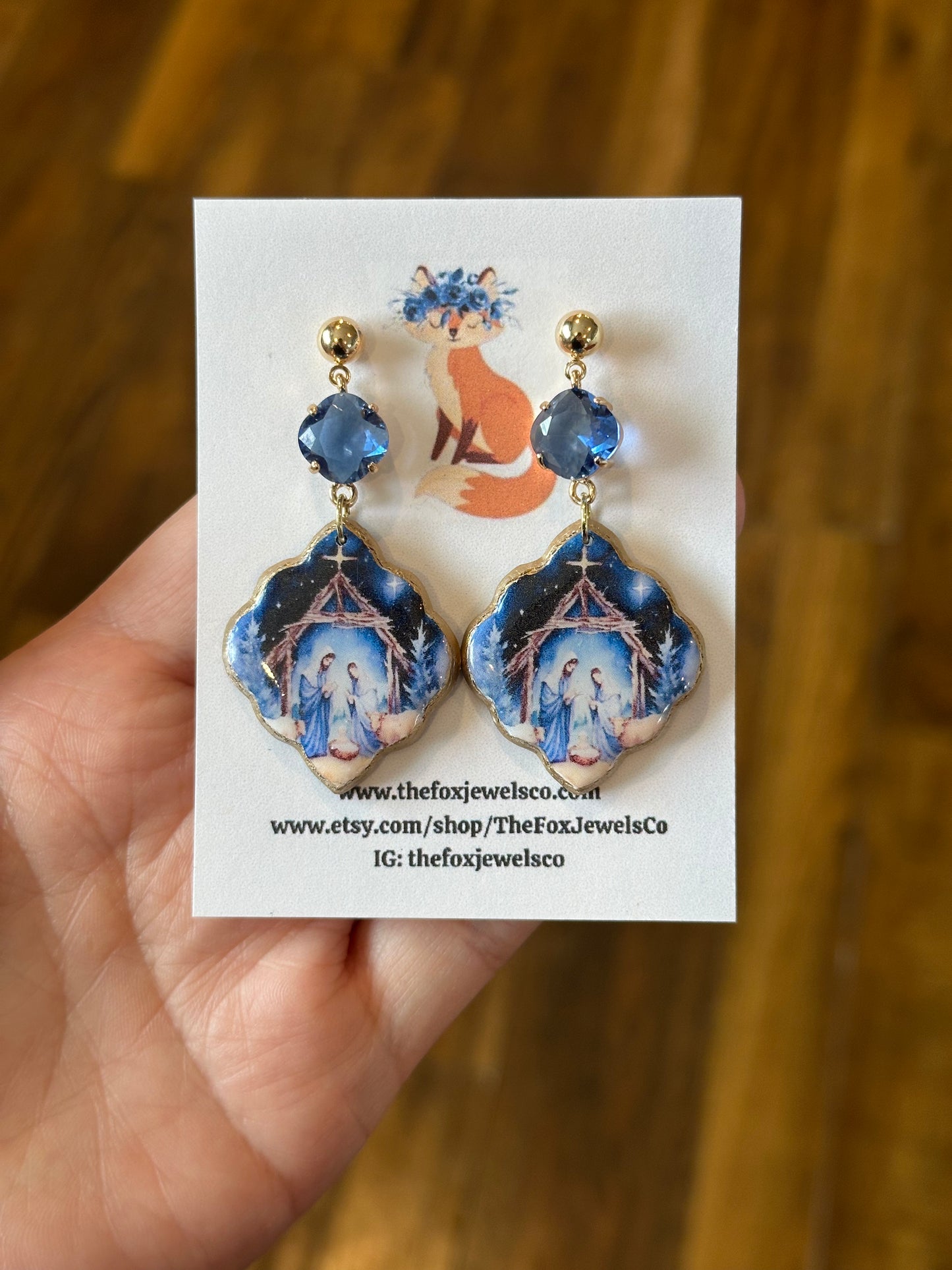 Christmas Nativity Earrings