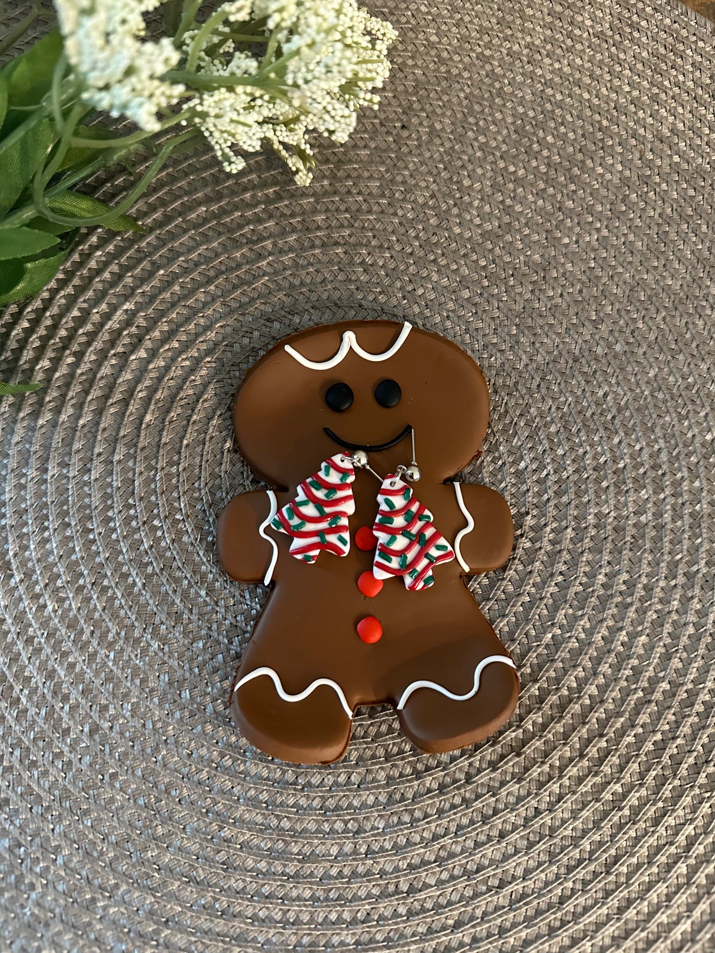 Gingerbread Man Jewelry Dish