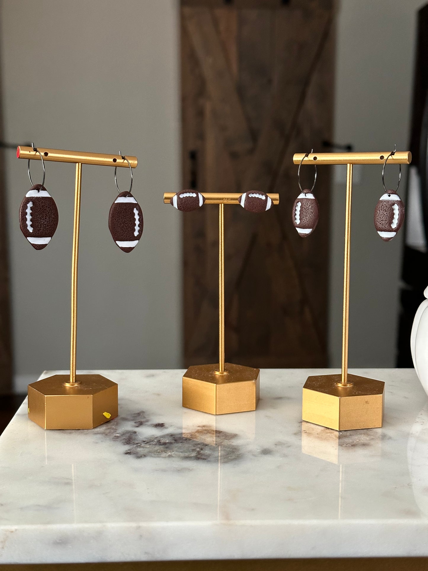 Football Earrings