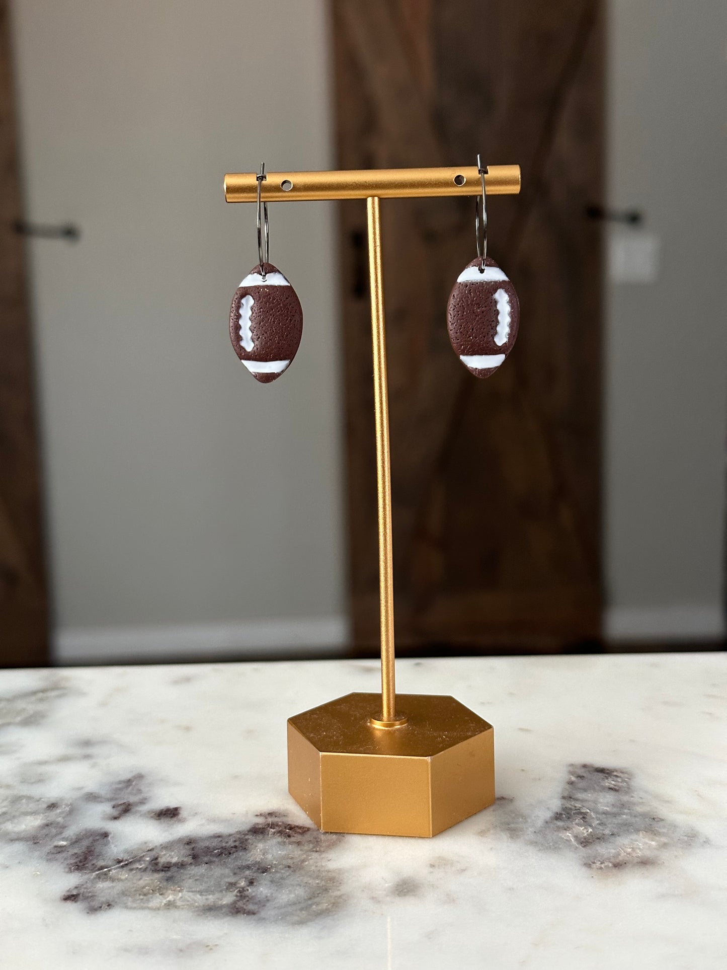 Football Earrings
