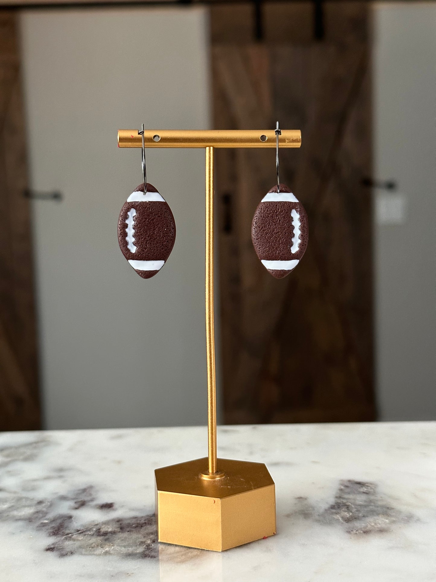 Football Earrings