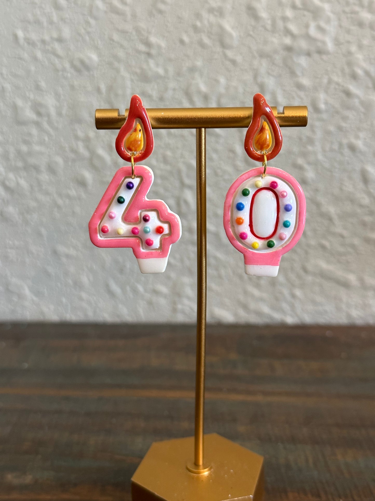 Birthday Candle Earrings