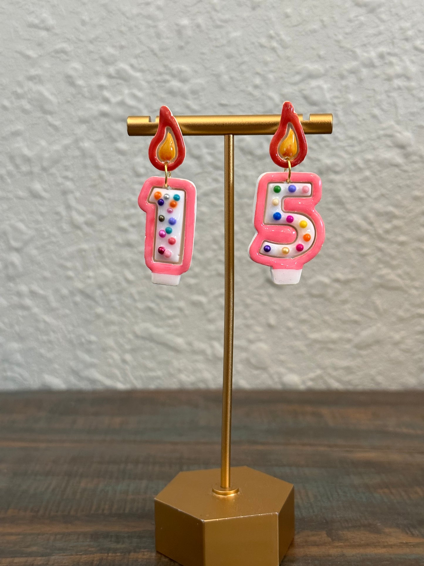 Birthday Candle Earrings