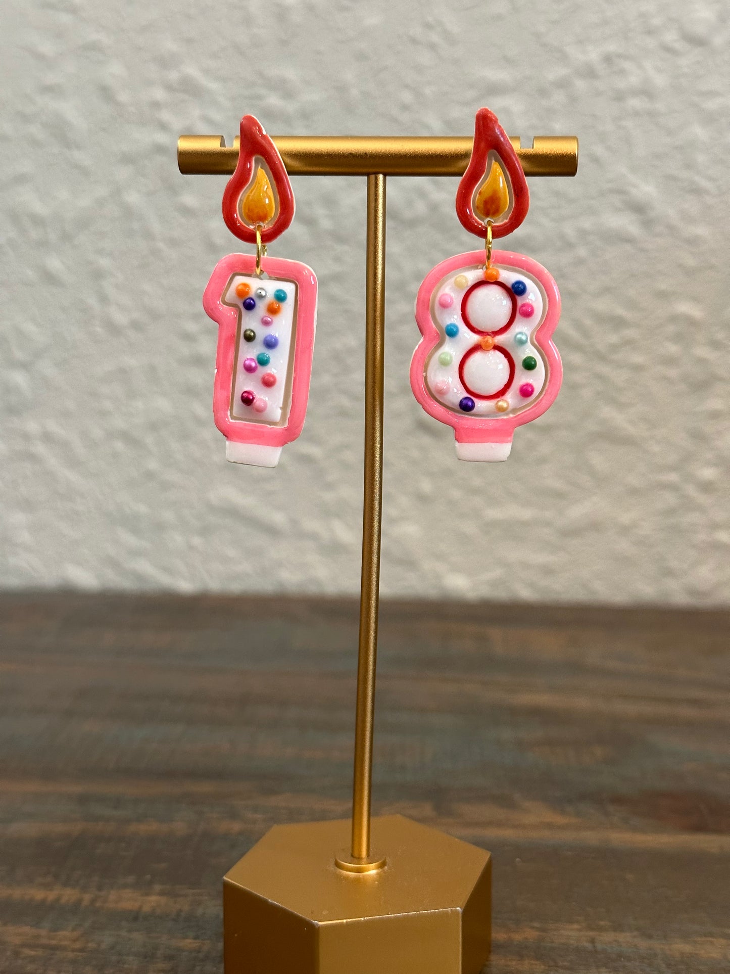 Birthday Candle Earrings