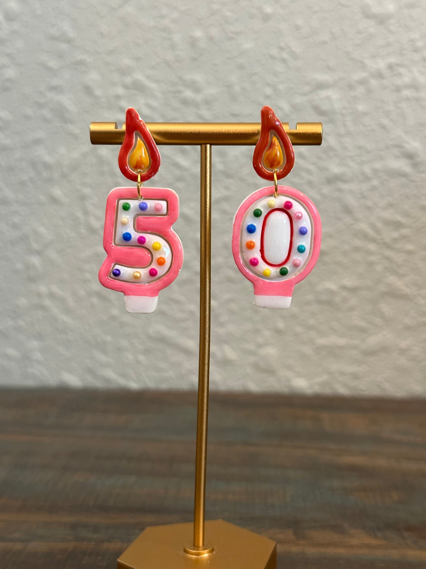 Birthday Candle Earrings