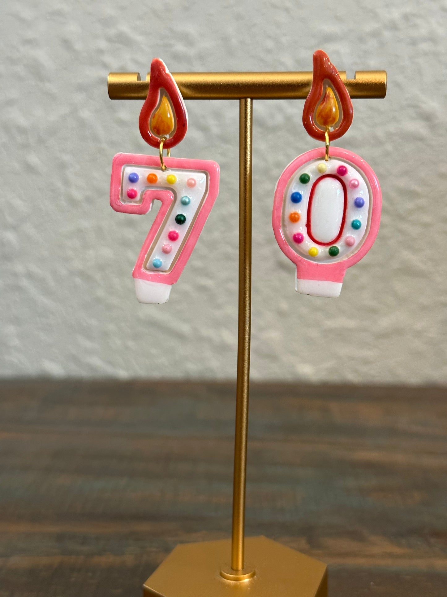 Birthday Candle Earrings