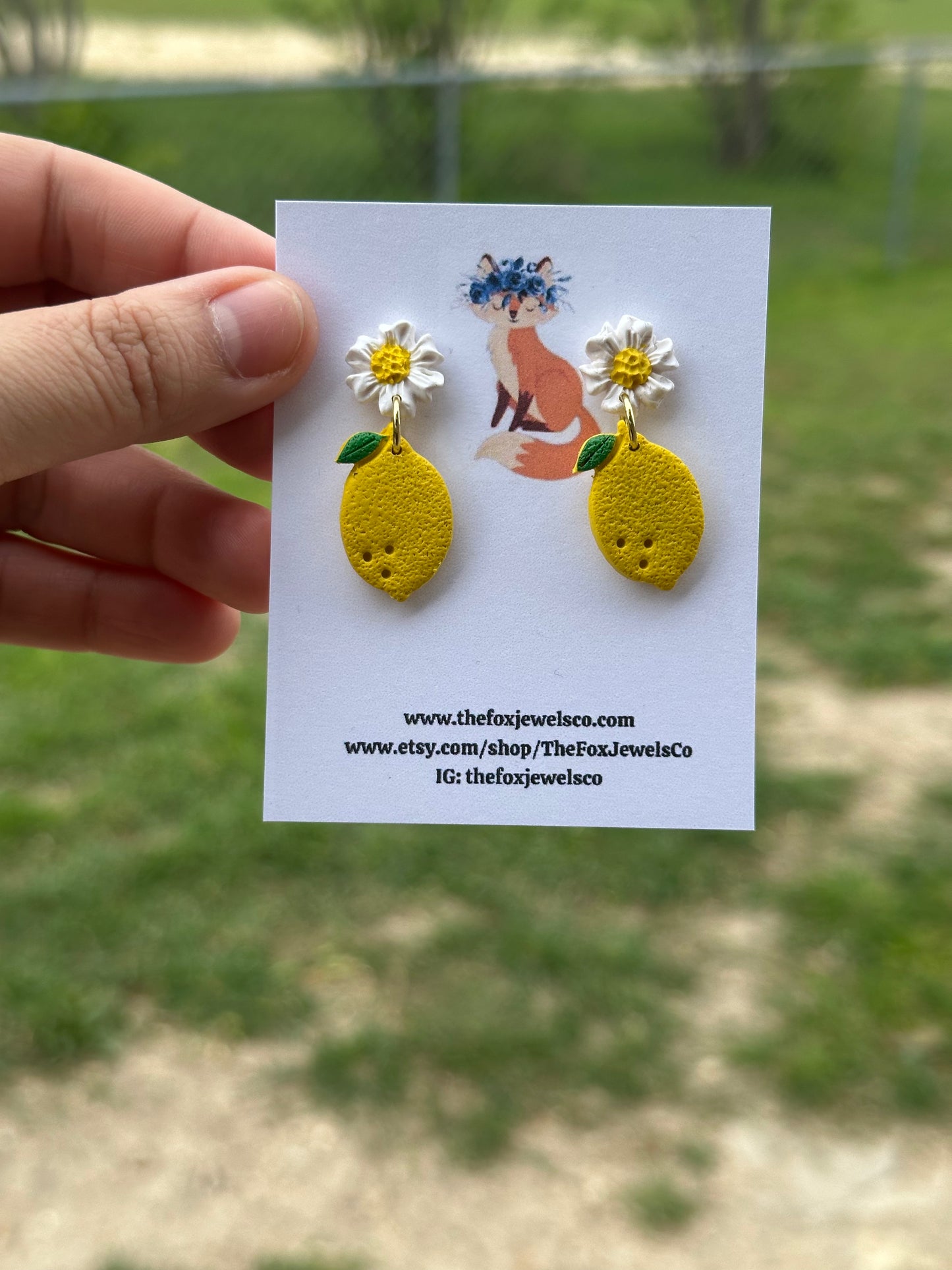 Daisy and Lemon Dangles