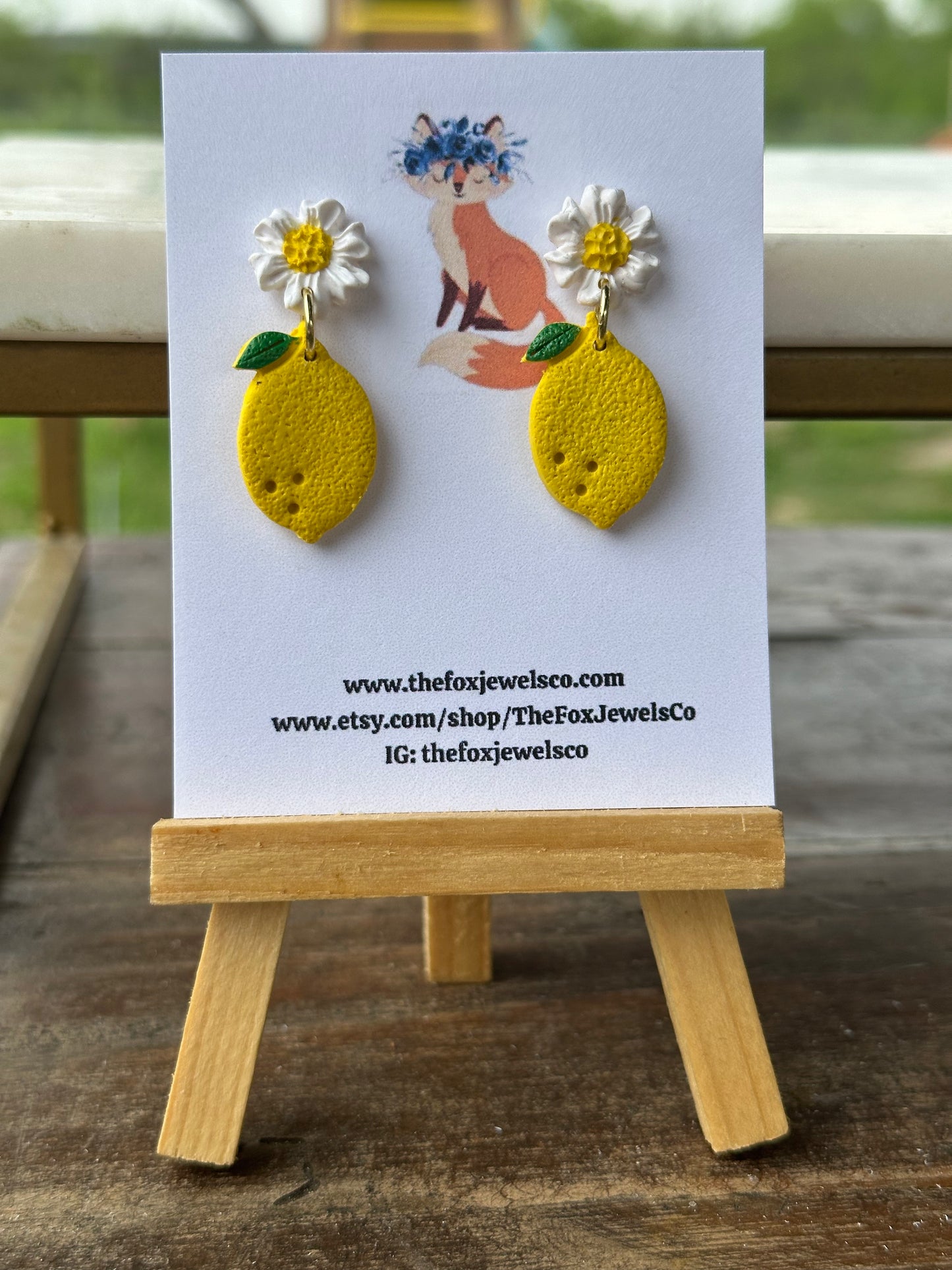 Daisy and Lemon Dangles