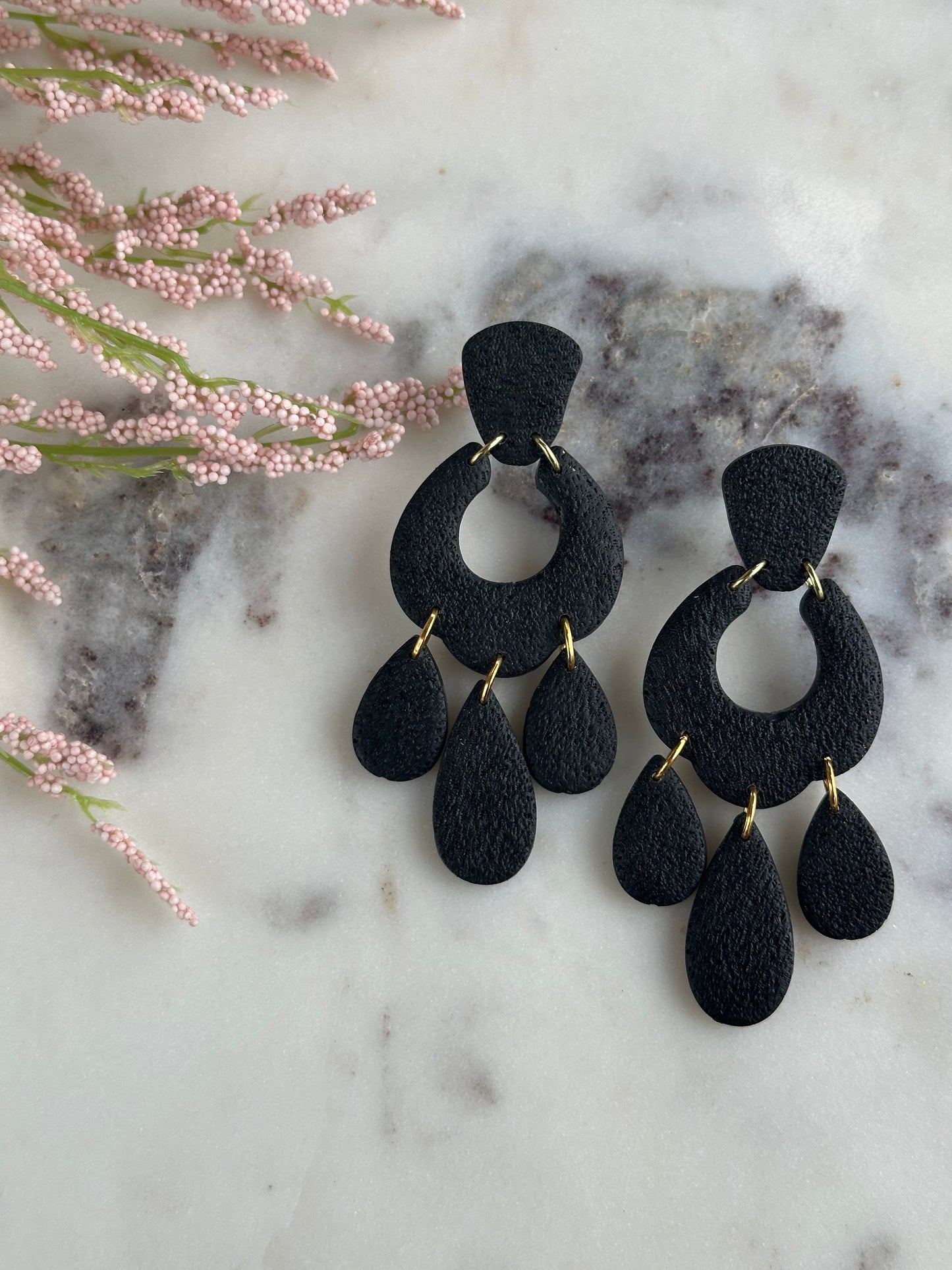 Black Moroccan Dangles
