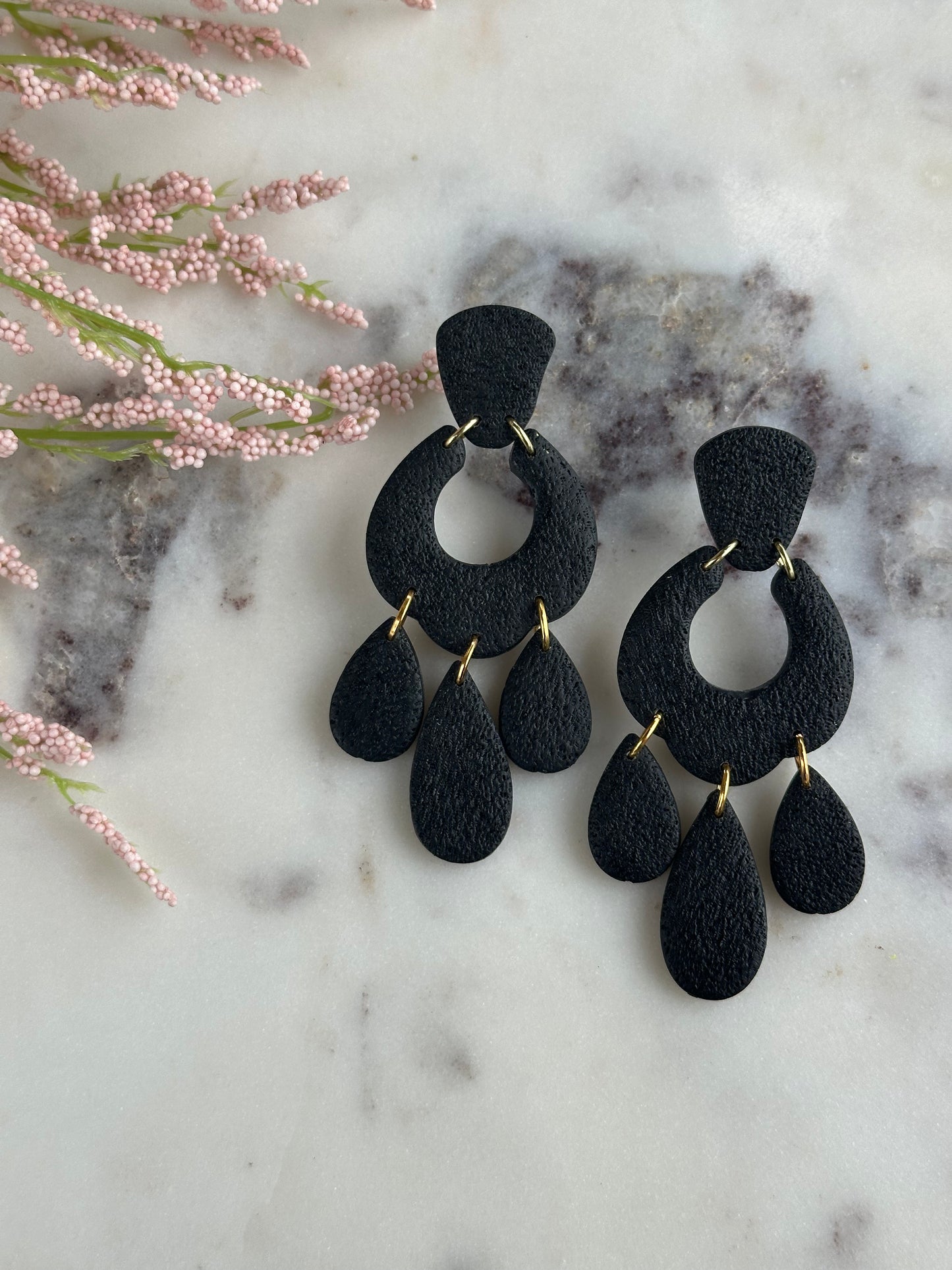 Black Moroccan Dangles