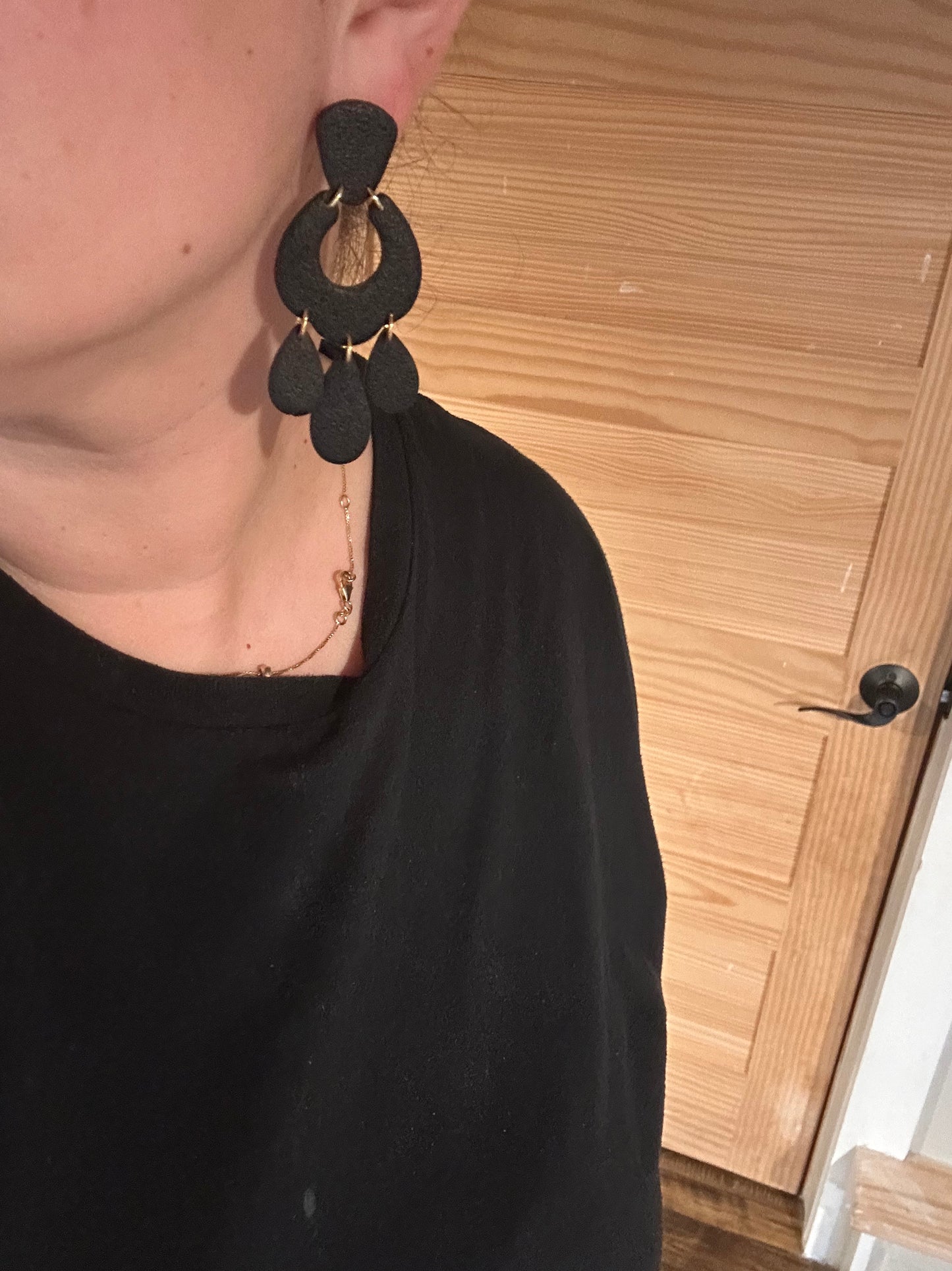 Black Moroccan Dangles