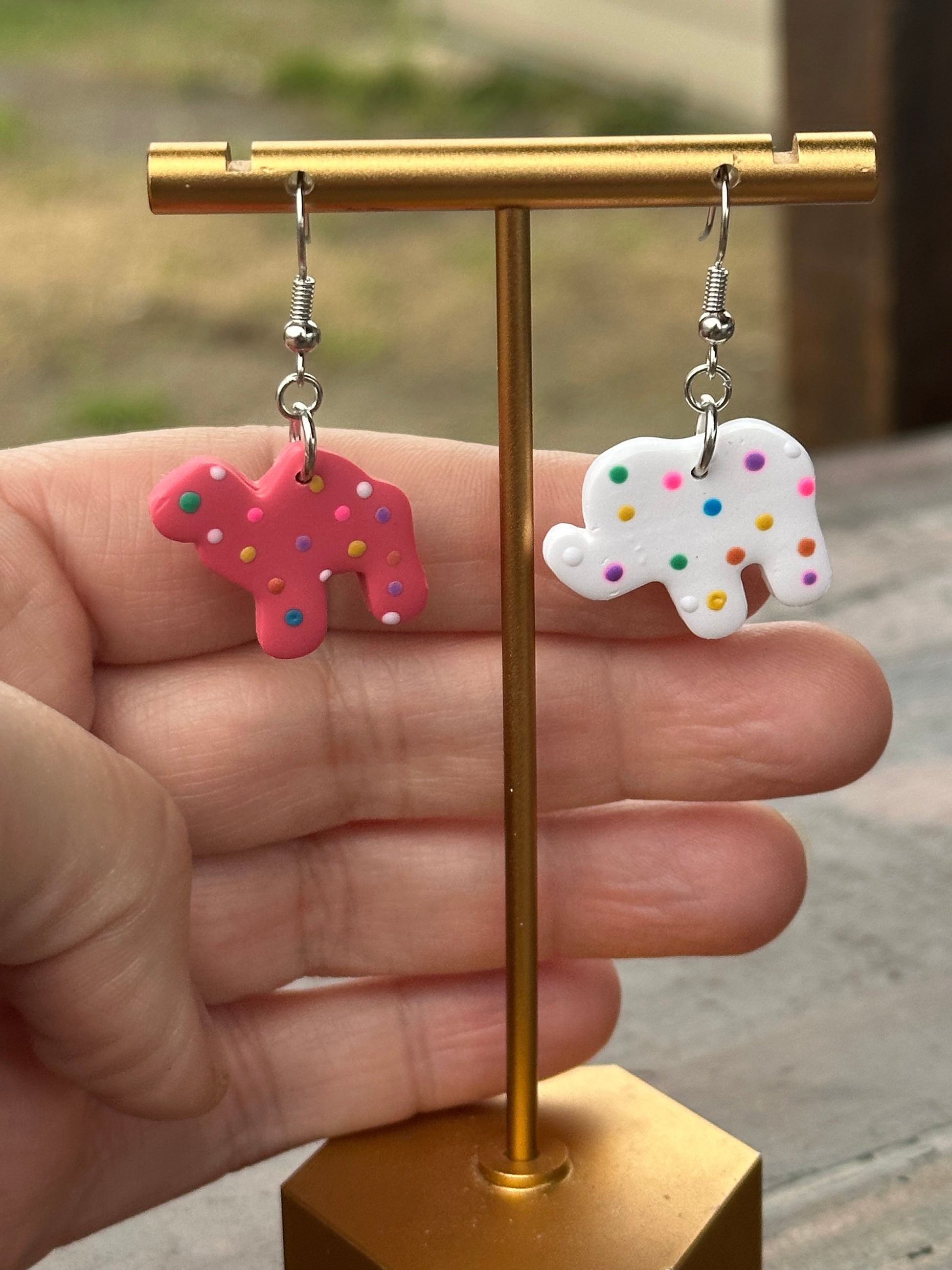 Circus Animals, Animal Crackers, Handmade, Handmade Jewelry, Jewelry, Earrings, Fun Earrings, Unique, Gifts, Gifts for her, Gifts for friends, Gifts for mom
