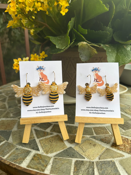 Bee Earrings