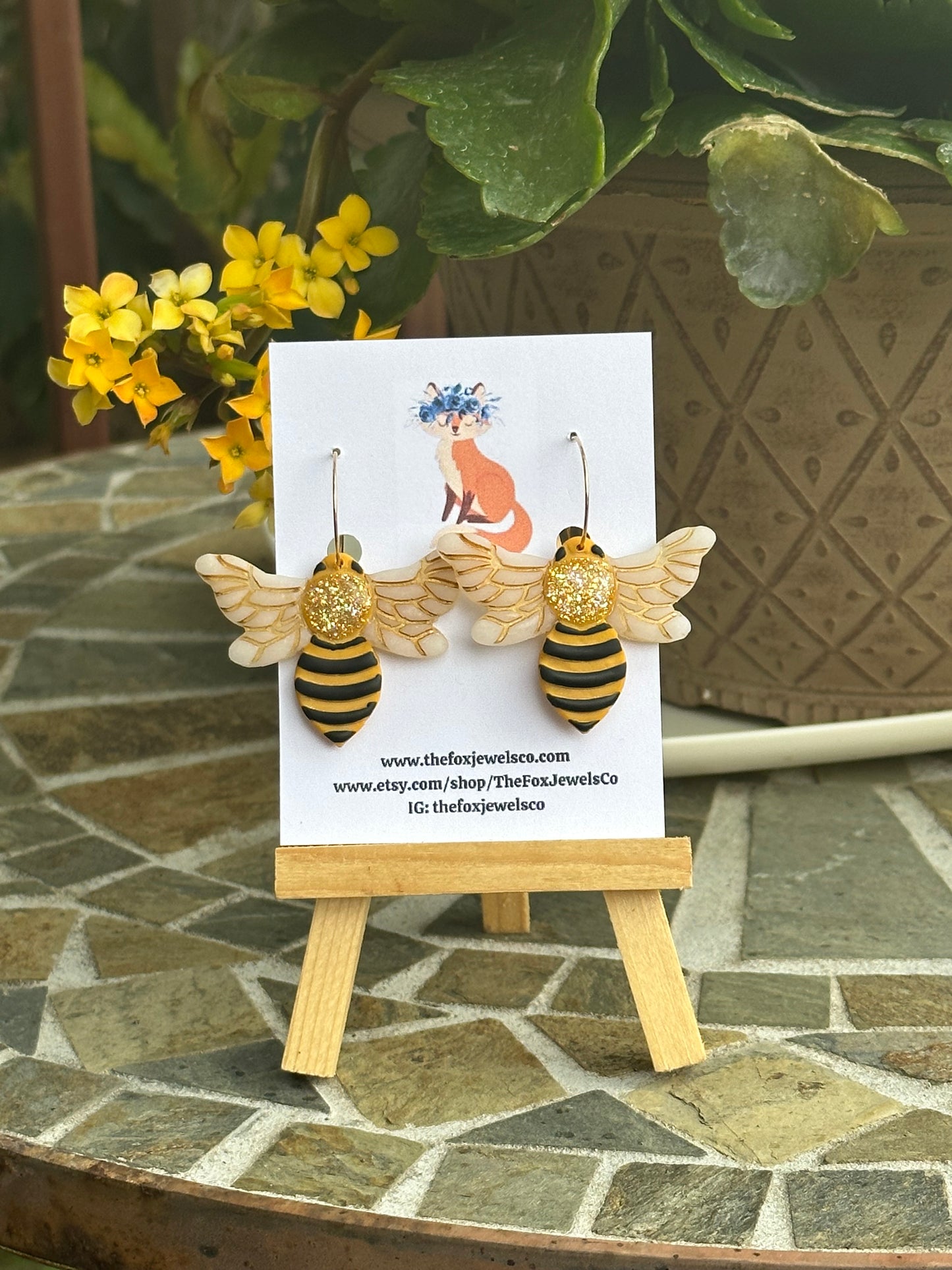 Bee Earrings
