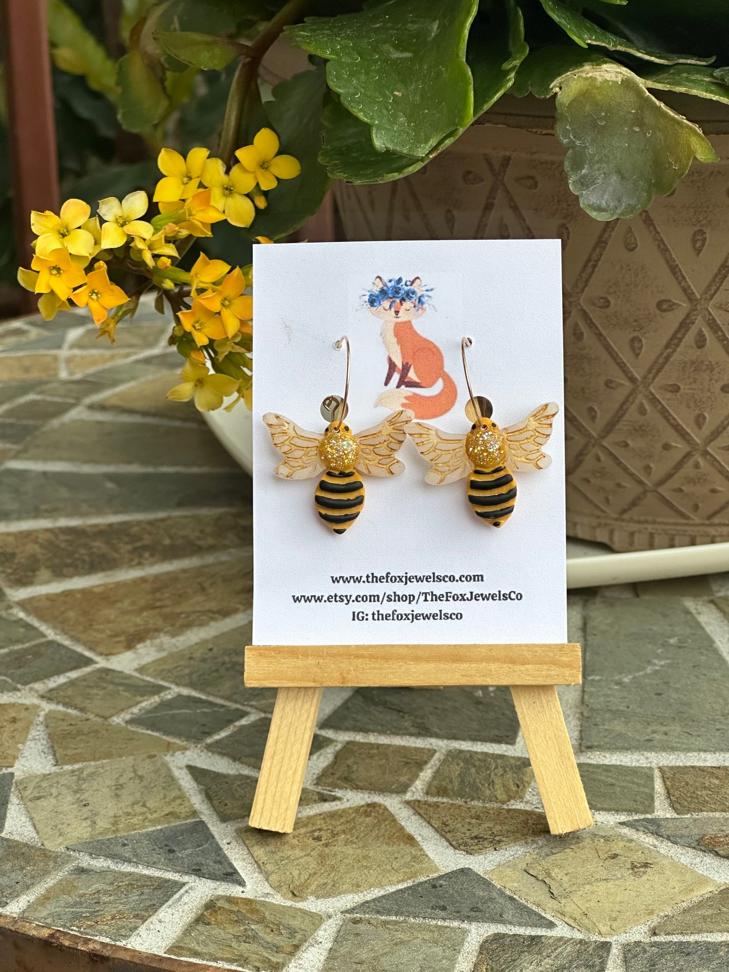 Bee Earrings