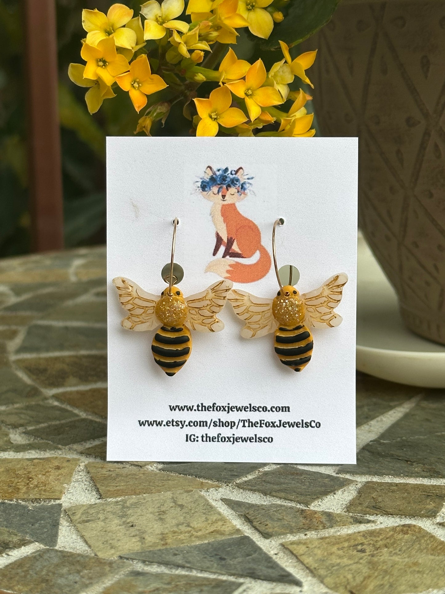 Bee Earrings