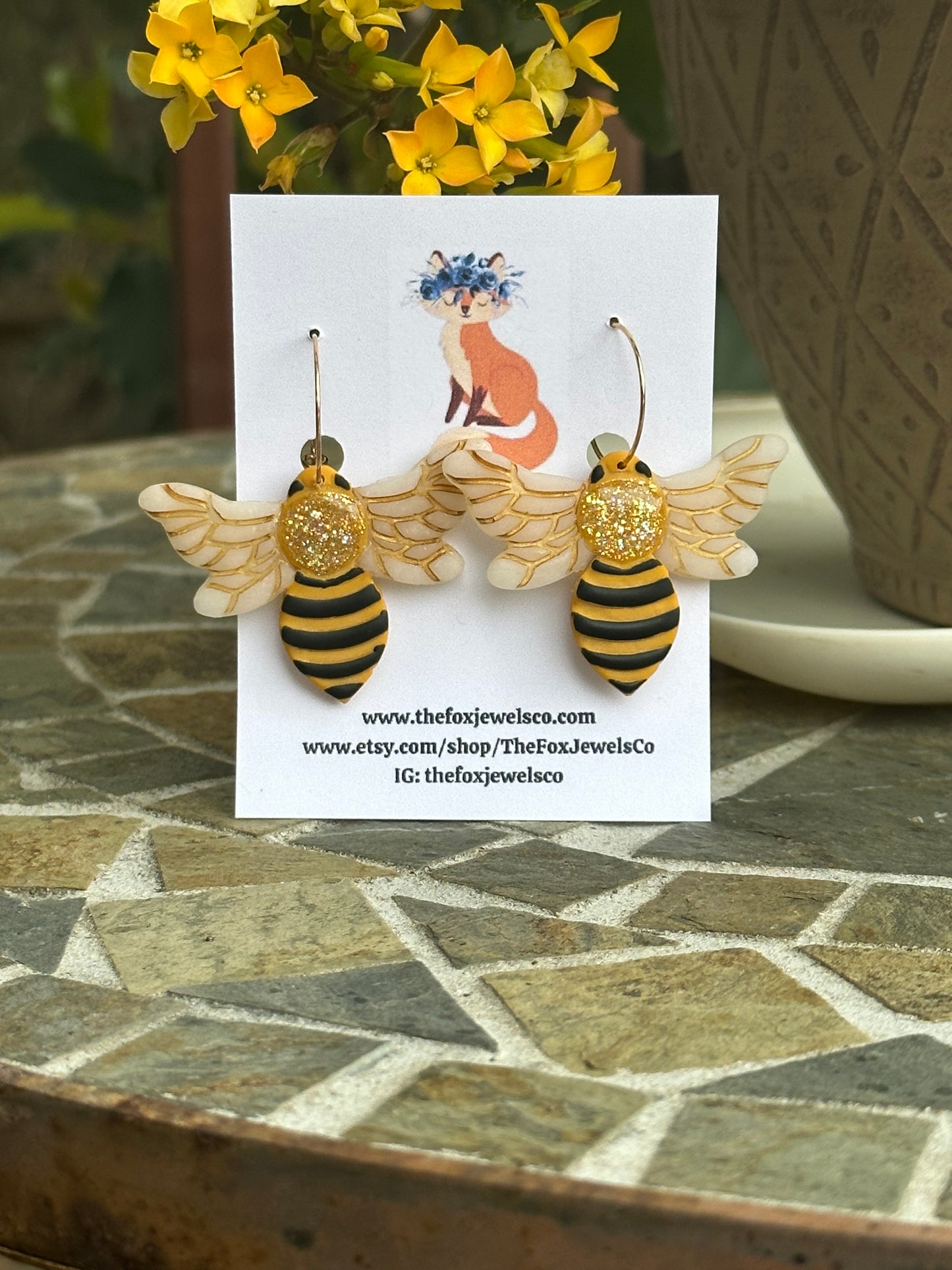 Bee Earrings