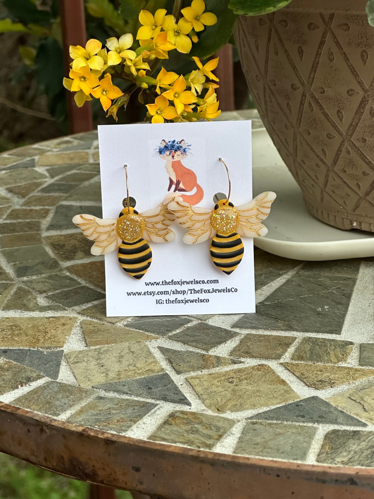 Bee Earrings