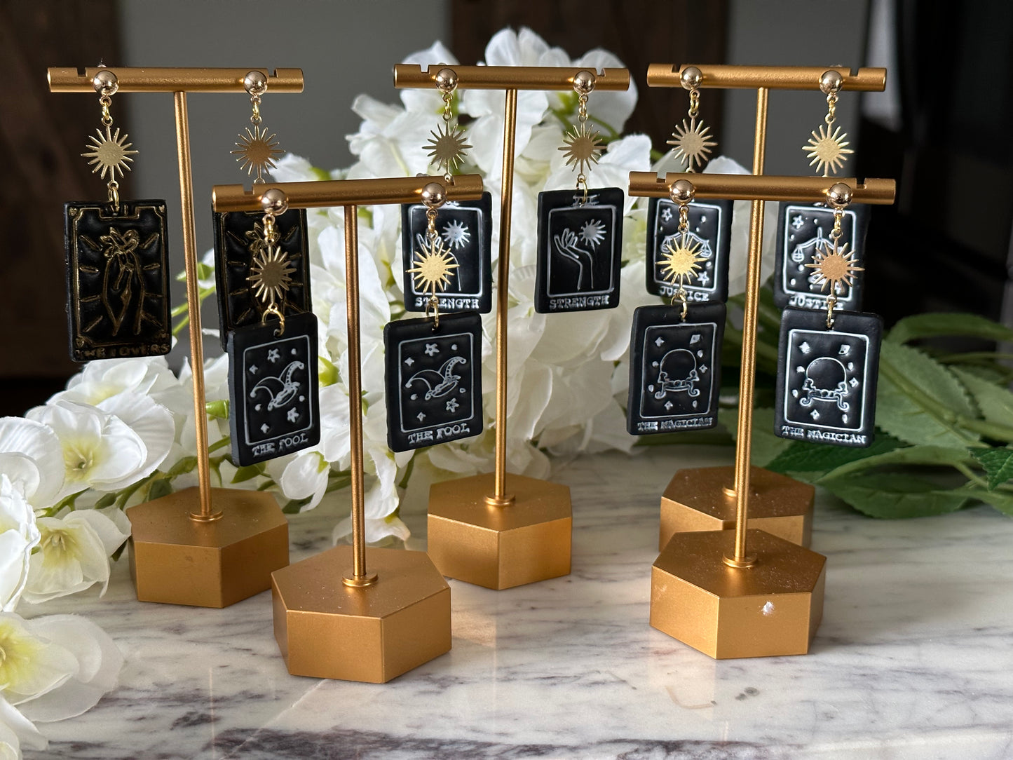 Tarot Card Earrings