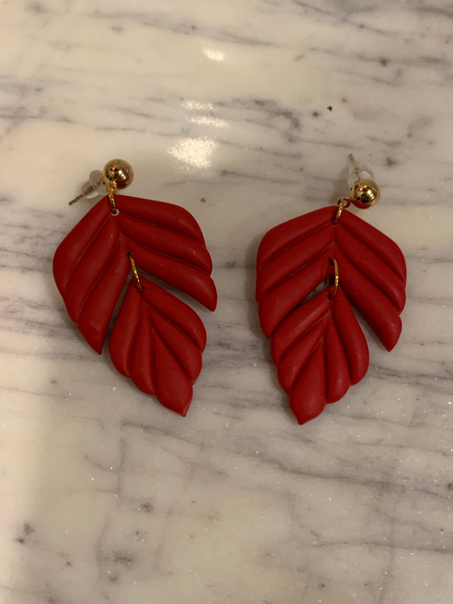 The Aurora Studs - Red