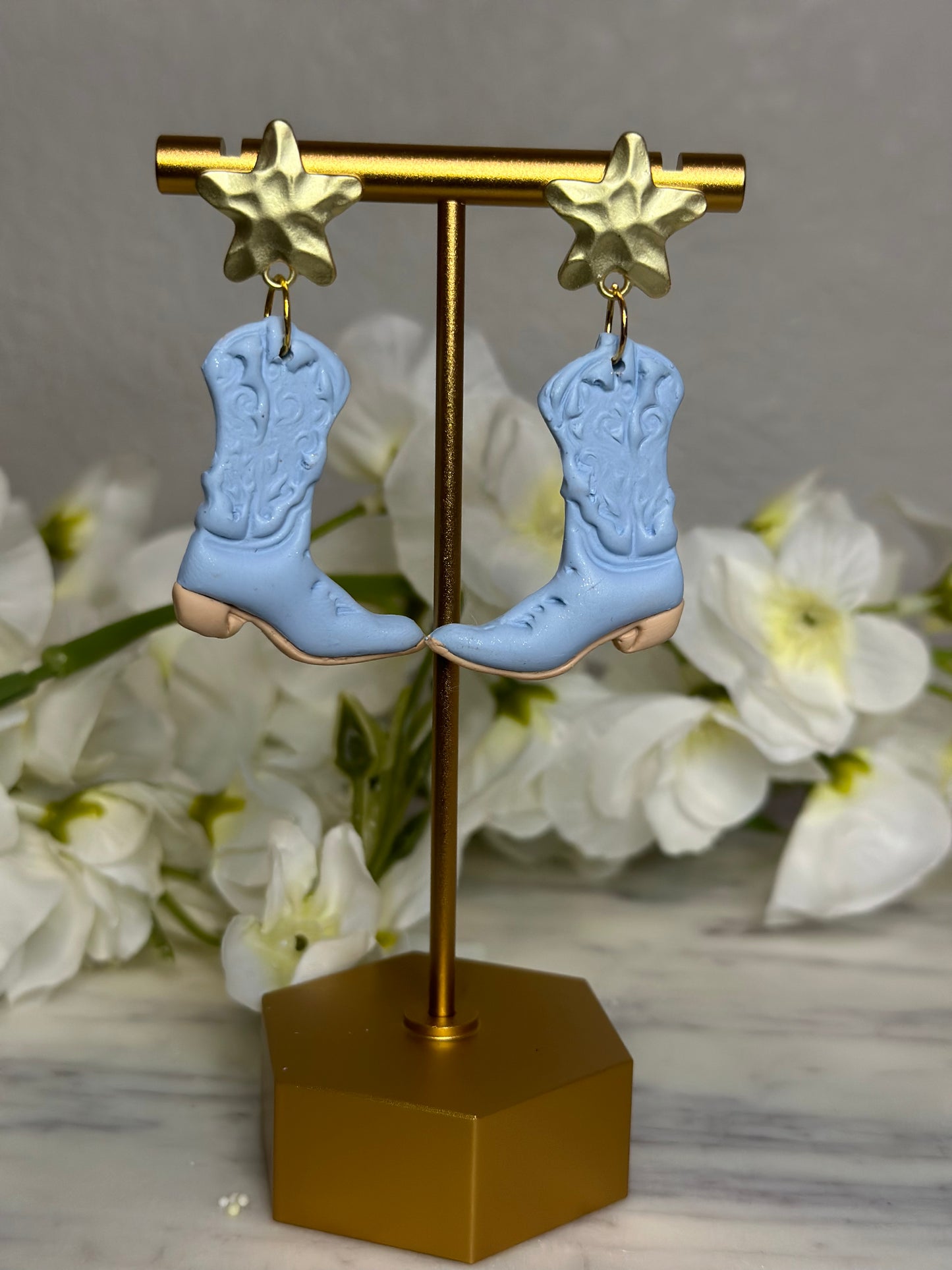 The Lonestar Boot - Light Blue