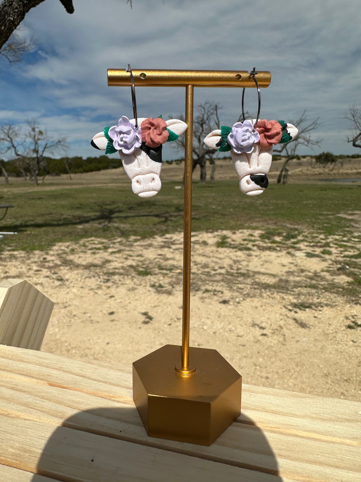 Cow Earrings, Farm Earrings