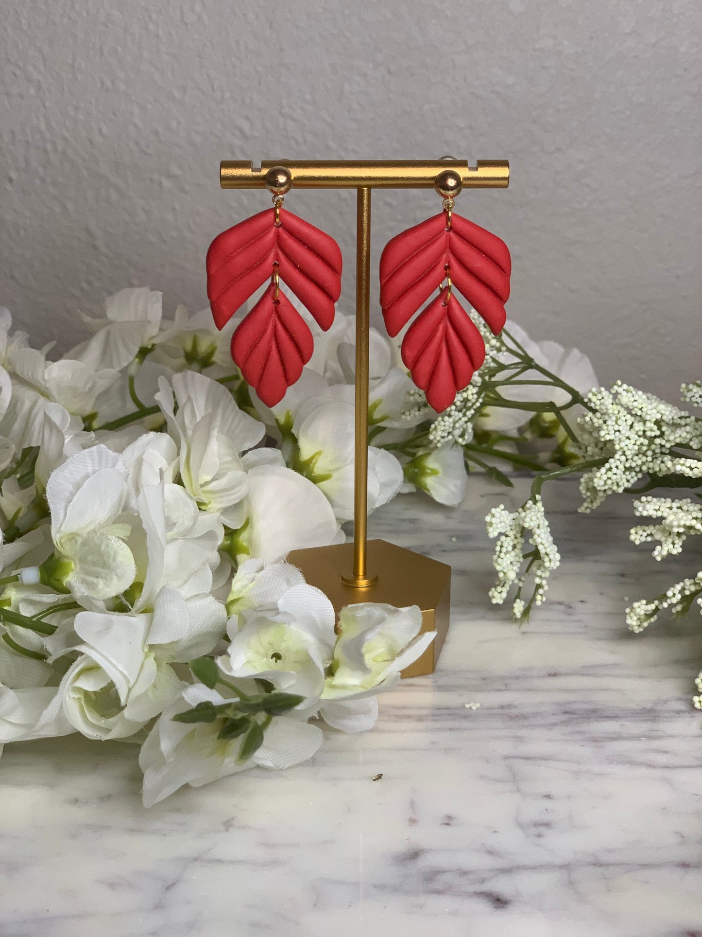 The Aurora Studs - Red