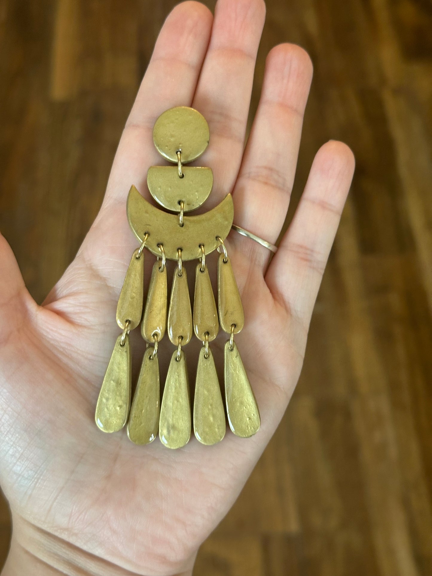 Gold Chandelier Earrings