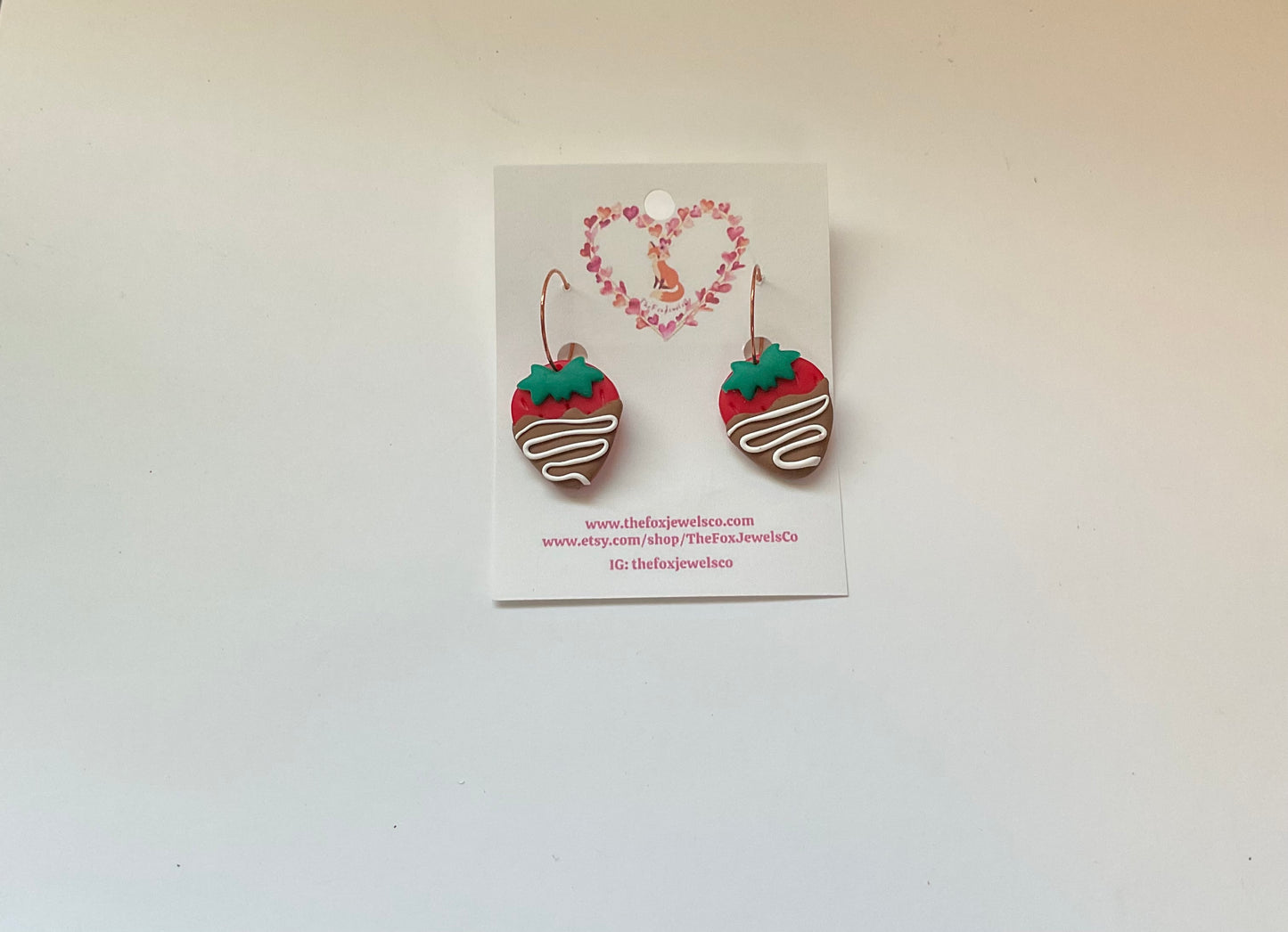 Chocolate Covered Strawberry Hoops